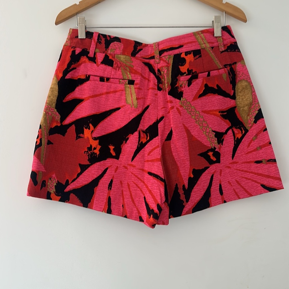 NWT J.Crew Pleated Shorts in Palm Print - Picture 4 of 5